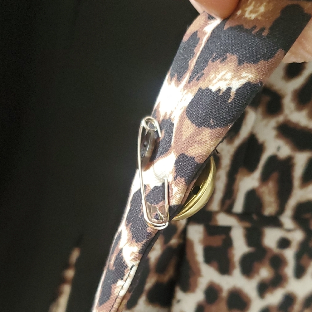 Veronica Beard Leopard Print Blazer Jacket - Brow… - image 5